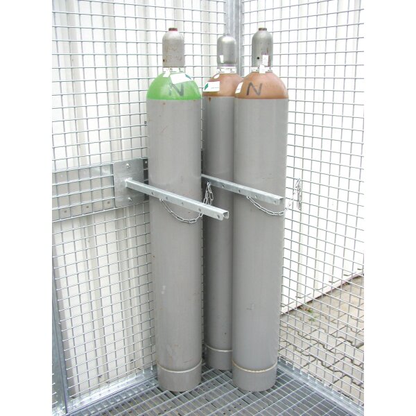 Gasflaschen-Container GFC-M1/D-DF, feuerverzinkt