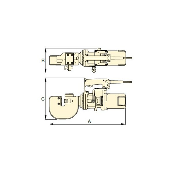 Enerpac elektrischer Flachstange-Schneidger&auml;t Typ EFBE