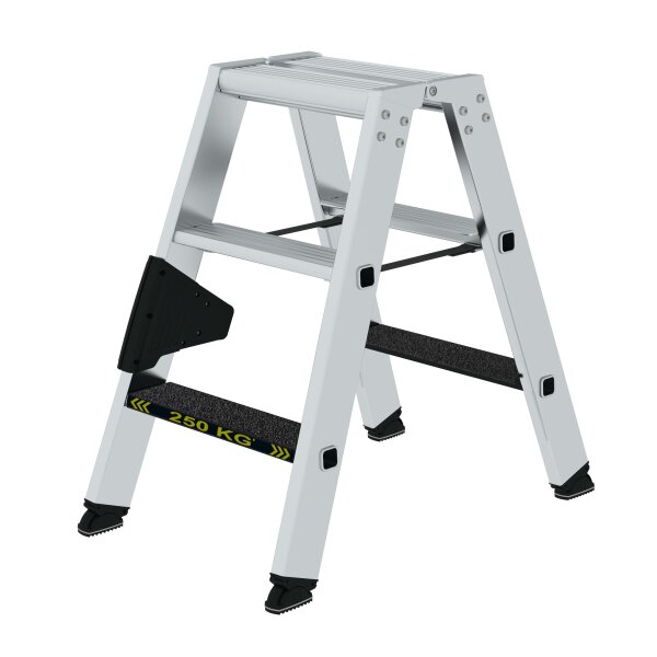 Munk Stufen-Stehleiter 250 kg beidseitig begehbar mit clip-step R 13