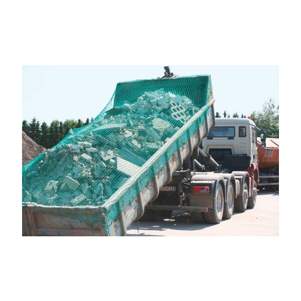 Containerabdecknetz f&uuml;r hohe Belastungen, Garnst&auml;rke 3mm, Maschenweite 45mm